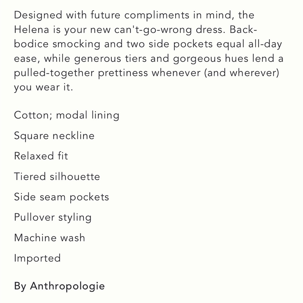 Anthropologie Helena Dress - Picture 3 of 9